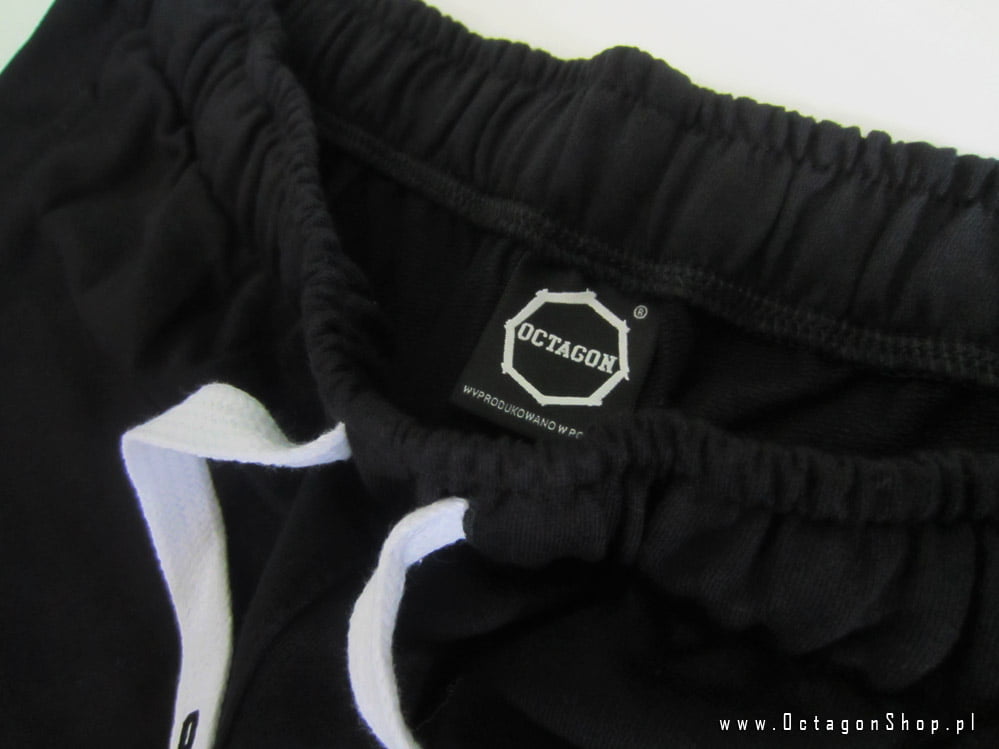 Cotton Shorts Octagon Logo haft Black