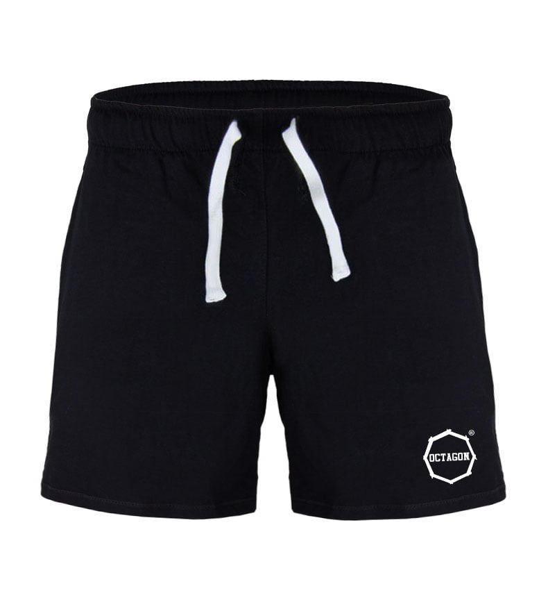 Cotton Shorts Octagon Logo haft Black