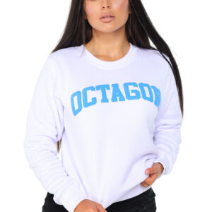 OCTAGON Mens Sweatshirt Pullover Bluse Bluza Poland MMA Streetwear Grey Terror